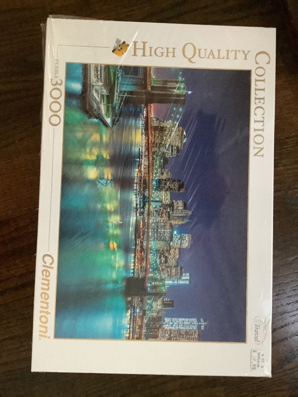 Clementoni 3000 piece new sealed puzzle. NYC skyline. Made in Italy.